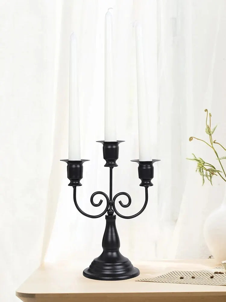LANMOU Chandelier Bougeoir Rétro, Chandelier Bois Grosse Bougie LANMOU Chandelier Bougeoir Rétro, Chandelier Bois Grosse Bougie