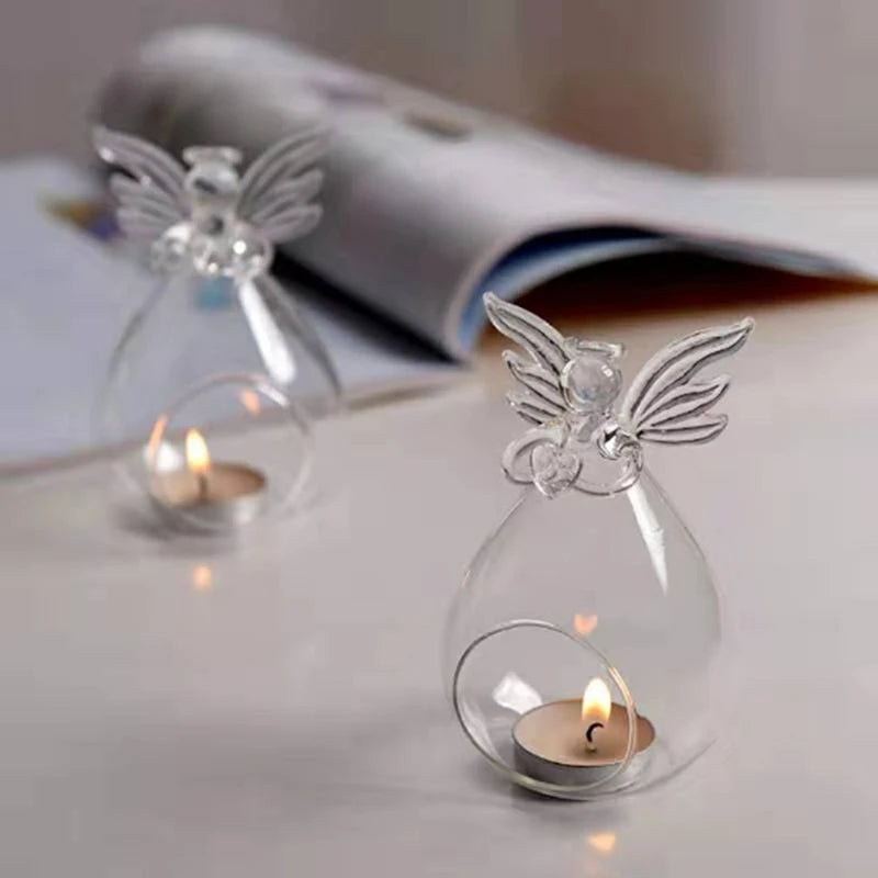 Kerzenhalter glas rund