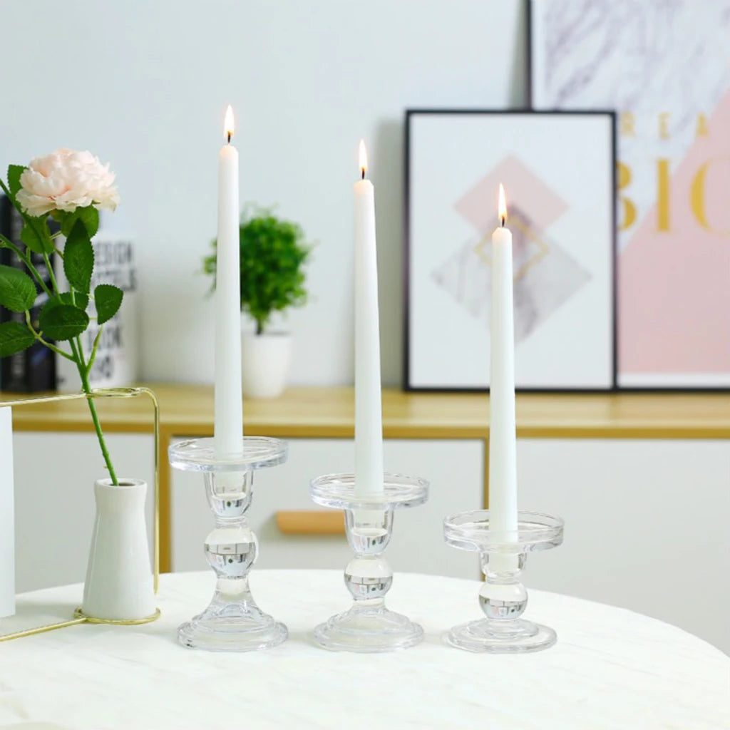 Bougeoir Haut en Verre